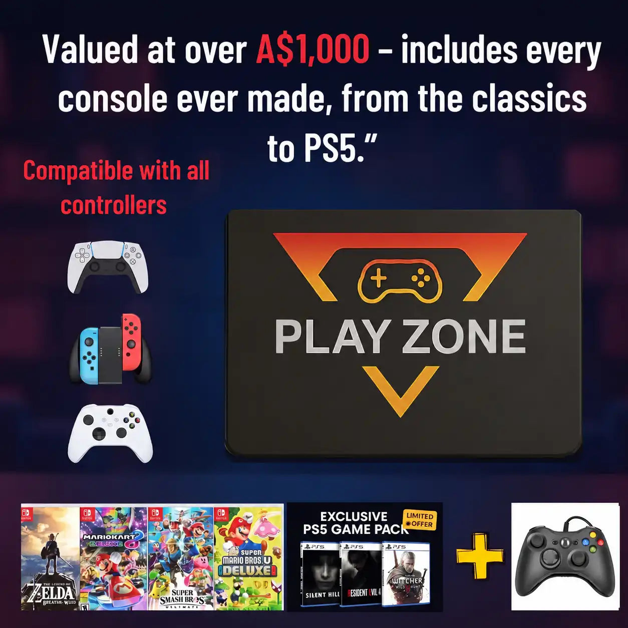 Playzone™ Super Console 1TB.